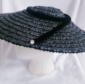 Large Brim Vintage Hat