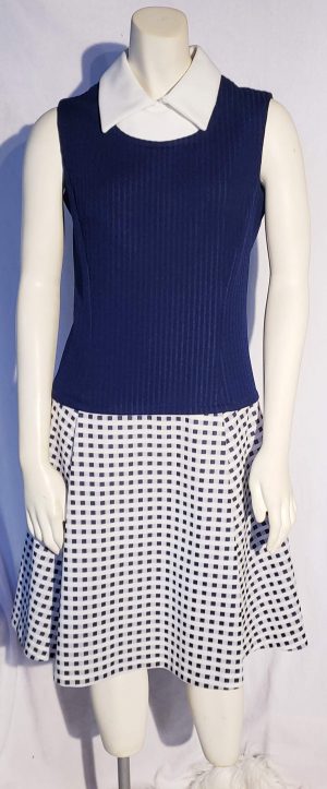 Vintage Andrea Gayle Navy and White Tennis Dress from B. Altman – Aunt ...