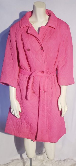 Pink Quilted Robe