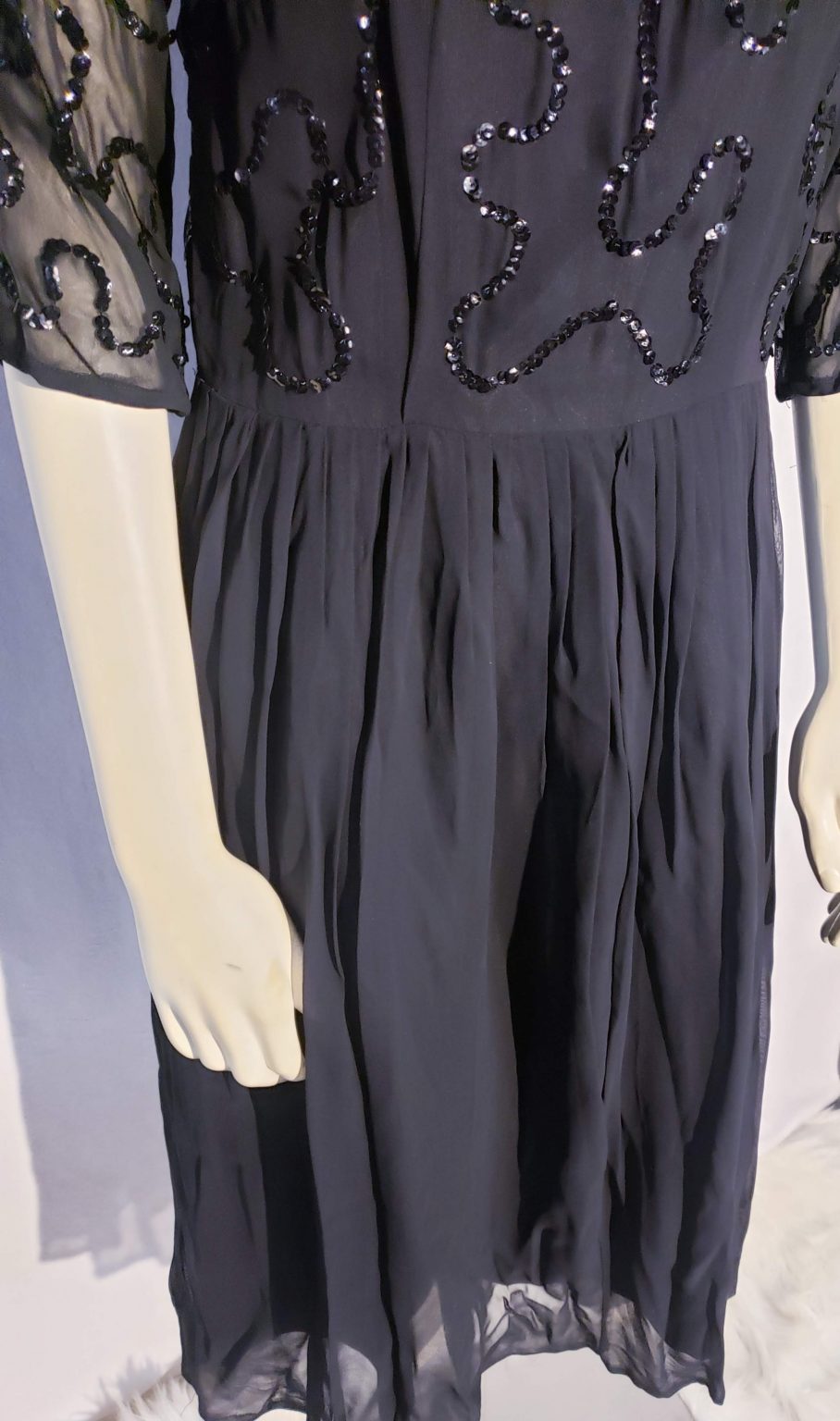Vintage Nora Black Sequin Dress – Aunt Gladys' Attic