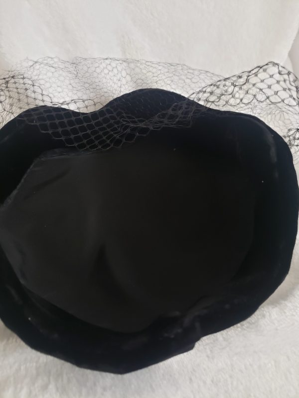 Black Vintage Ladies Hat