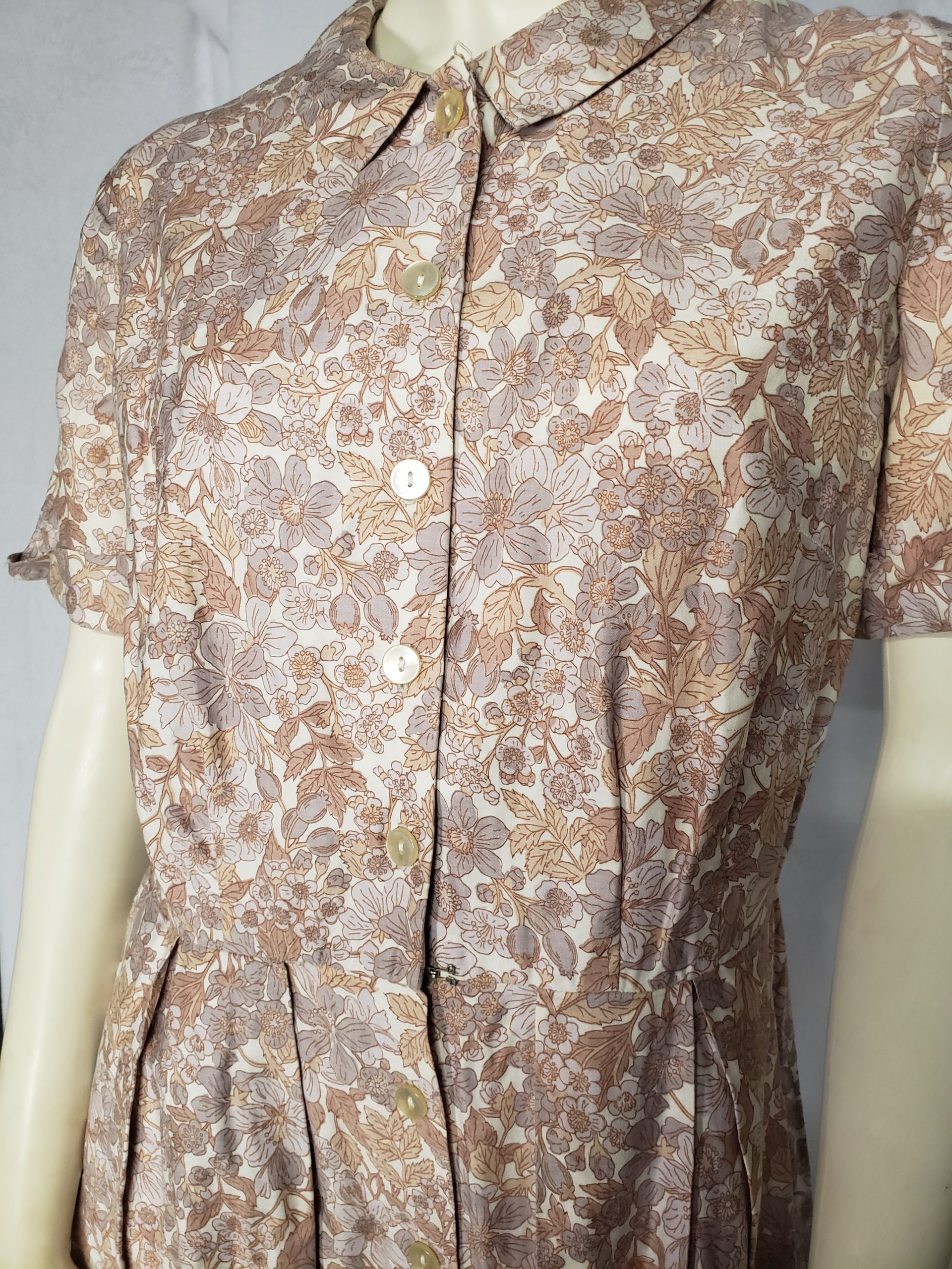 Vintage Kay Dunhill Floral Day Dress – Aunt Gladys' Attic